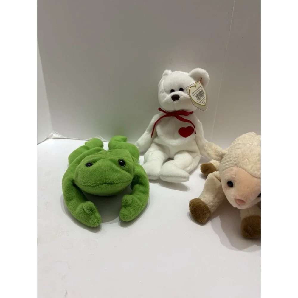 Lot Of‎ 6 Ty Vintage Beanie Babies Retired With Tags Farm Animals 1993-1999